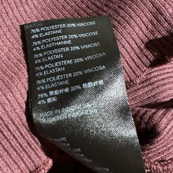 Urban Outfitters Ribbed Long Sleeve Crop Top Large - Picture 4 of 4